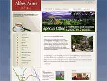 Tablet Screenshot of abbeyarmshotel.com